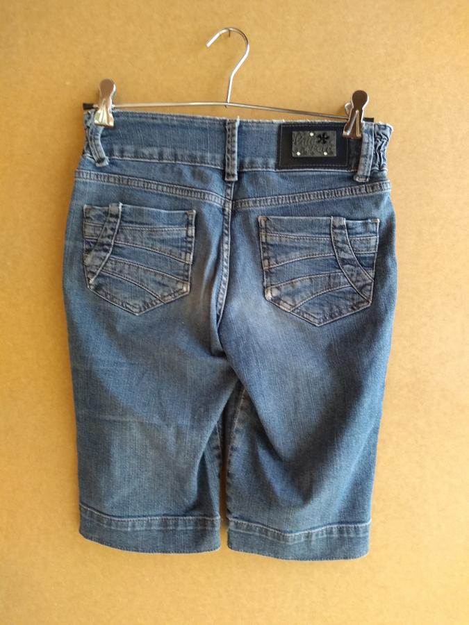 BeF03: bermuda jeans feminina-2