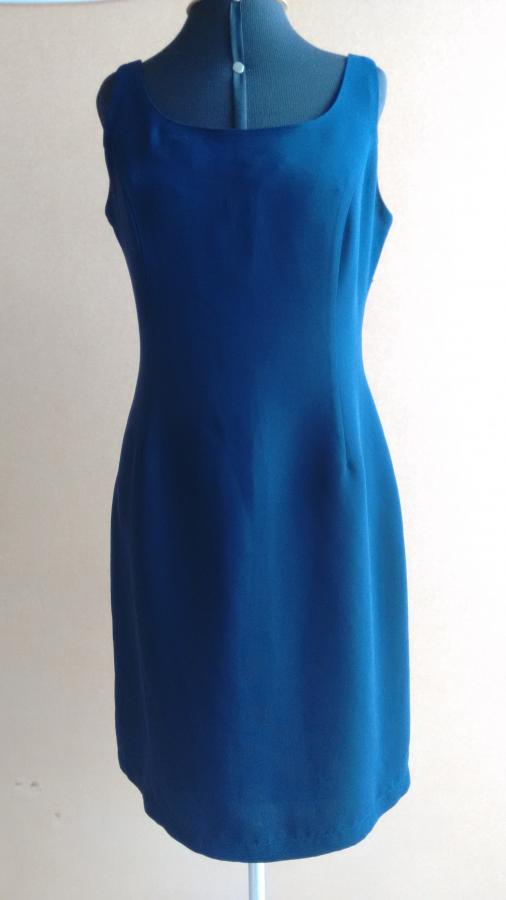 VeF02: Vestido Azul Tulion