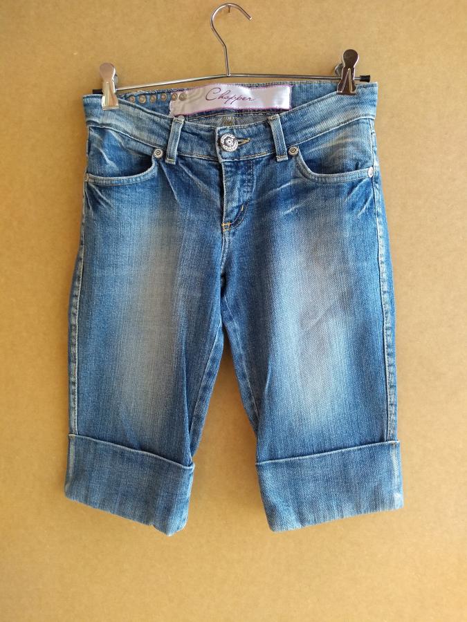 BeF02: bermuda jeans feminina